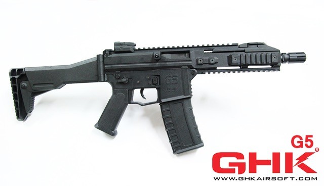 GHK G5 GBB Airsoft Rifle - Black