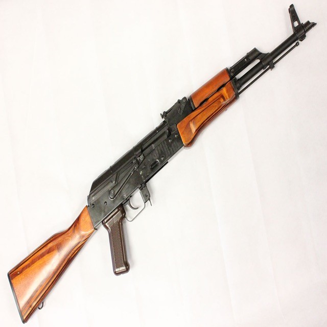 GHK AKM GBB rifle with wood kit