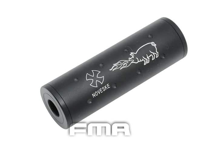 FMA +-14mm 107mm silencer - Noveske Logo