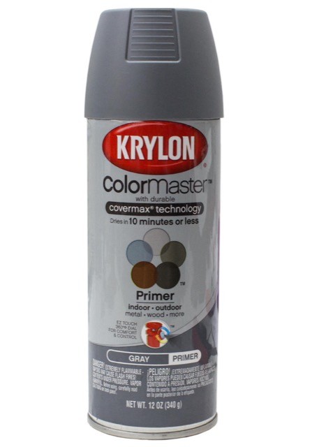 6 Can Krylon Colourmaster Grey Primer