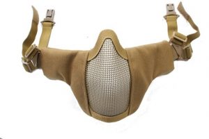 Oper8 Fast helmet slimline mesh mask (Tan)