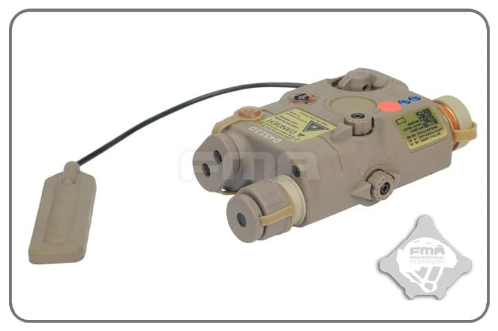FMA PEQ LA5 - LED White Light and Red Laser with IR - Dark Earth