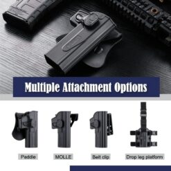 Amomax Left Handed Glock Holster (Black)