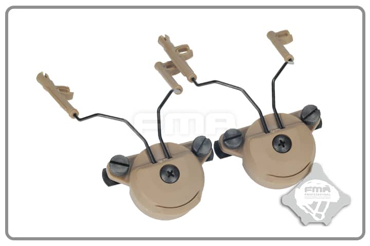 FMA EX Headset And Helmet Rail Adapter Set GEN1 - DE