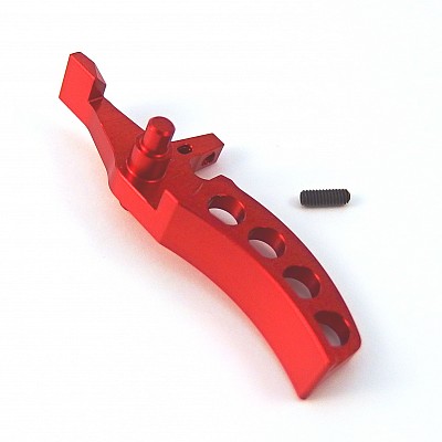 Jefftron Curved CNC trigger for M4 / M16 Red