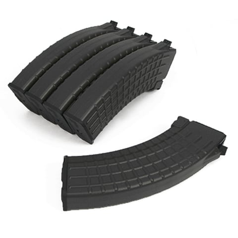 140 rounds waffle pattern magazines for Marui AK series. 5 magaz