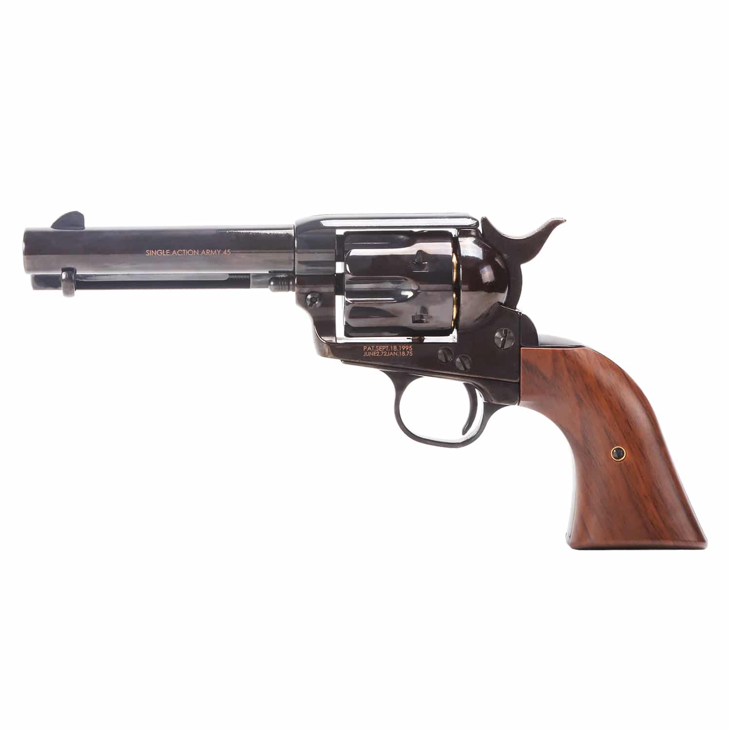 King Arms SAA .45 Peacemaker Revolver S - Electroplating Black