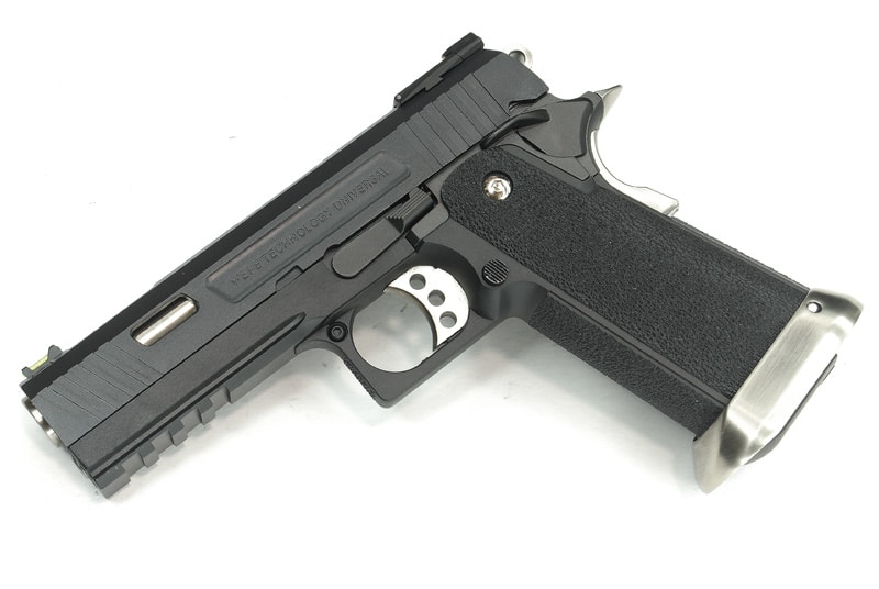 WE Hi-Capa Force 4.3 GBB Pistol 'Ruled' (Black)