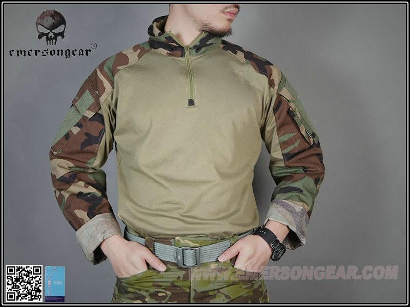 Emerson Gear G3 combat shirt - Woodland -  (Large)