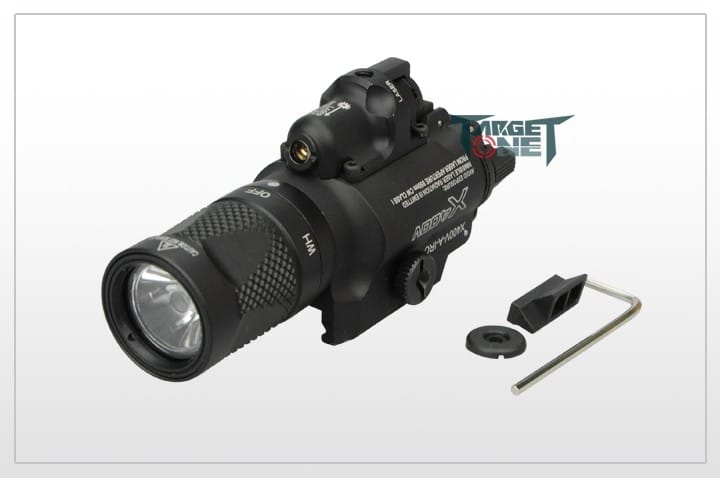 FMA / Target One X400 LED Tactical Flashlight + Red Laser