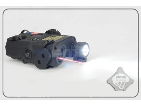 FMA PEQ LA5 - LED White Light and Red Laser with IR - Black
