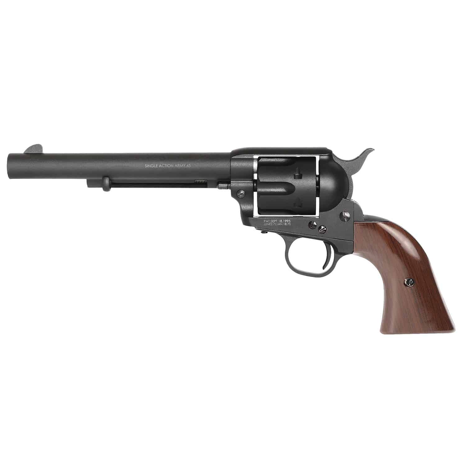 King Arms SAA .45 Peacemaker Revolver M - Black