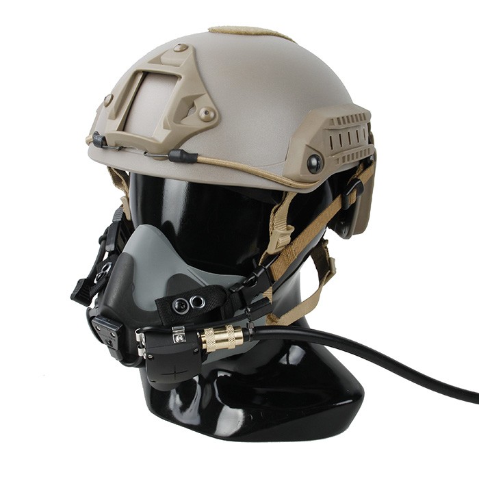 TMC PHT Halo Air mask helmet mounted