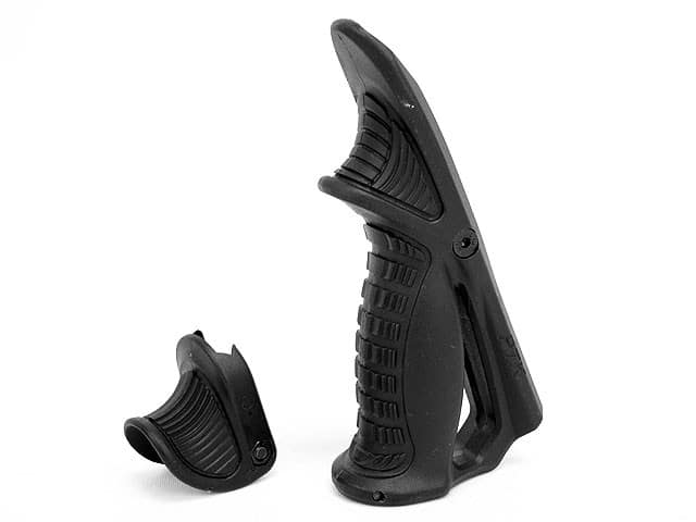 Oper8 PTK Angled Foregrip with Thumb Rest Black
