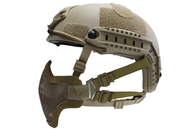 Oper8 Mesh Mask for fast helmet - Tan