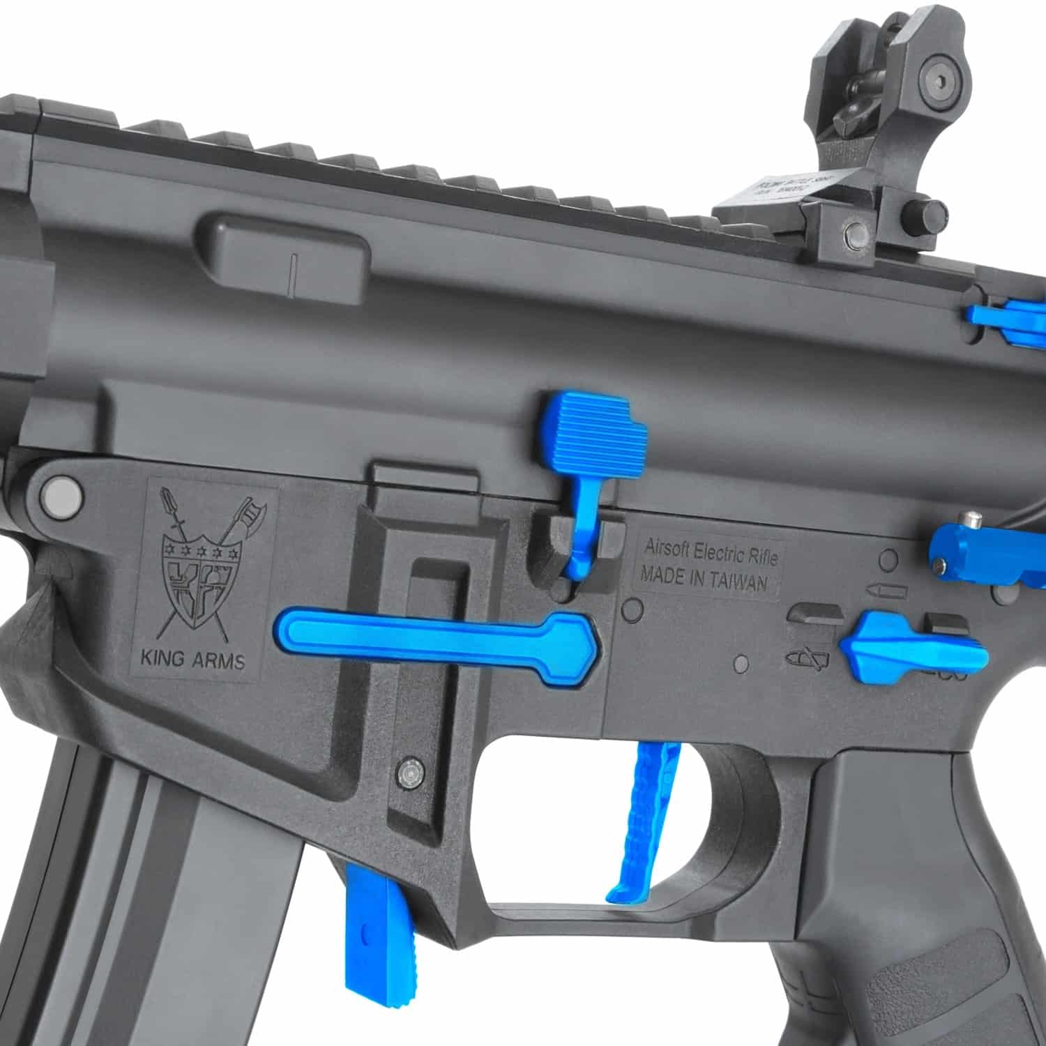 King Arms PDW 9mm SBR SD - Black & Blue