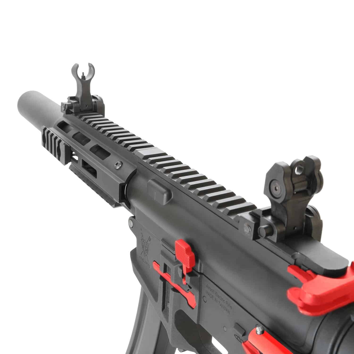 King Arms PDW 9mm SBR SD - Black & Red