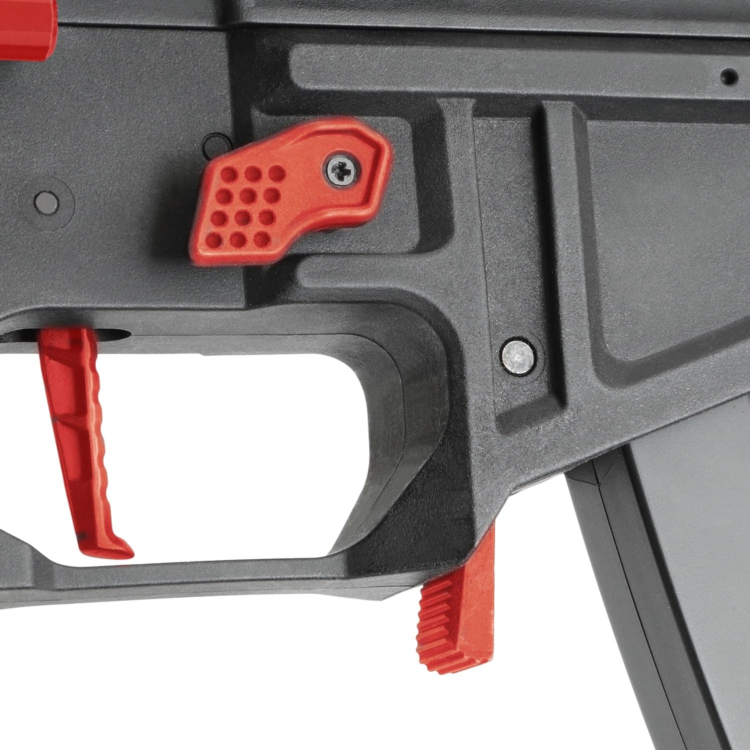 King Arms PDW 9mm SBR Shorty - Black & Red