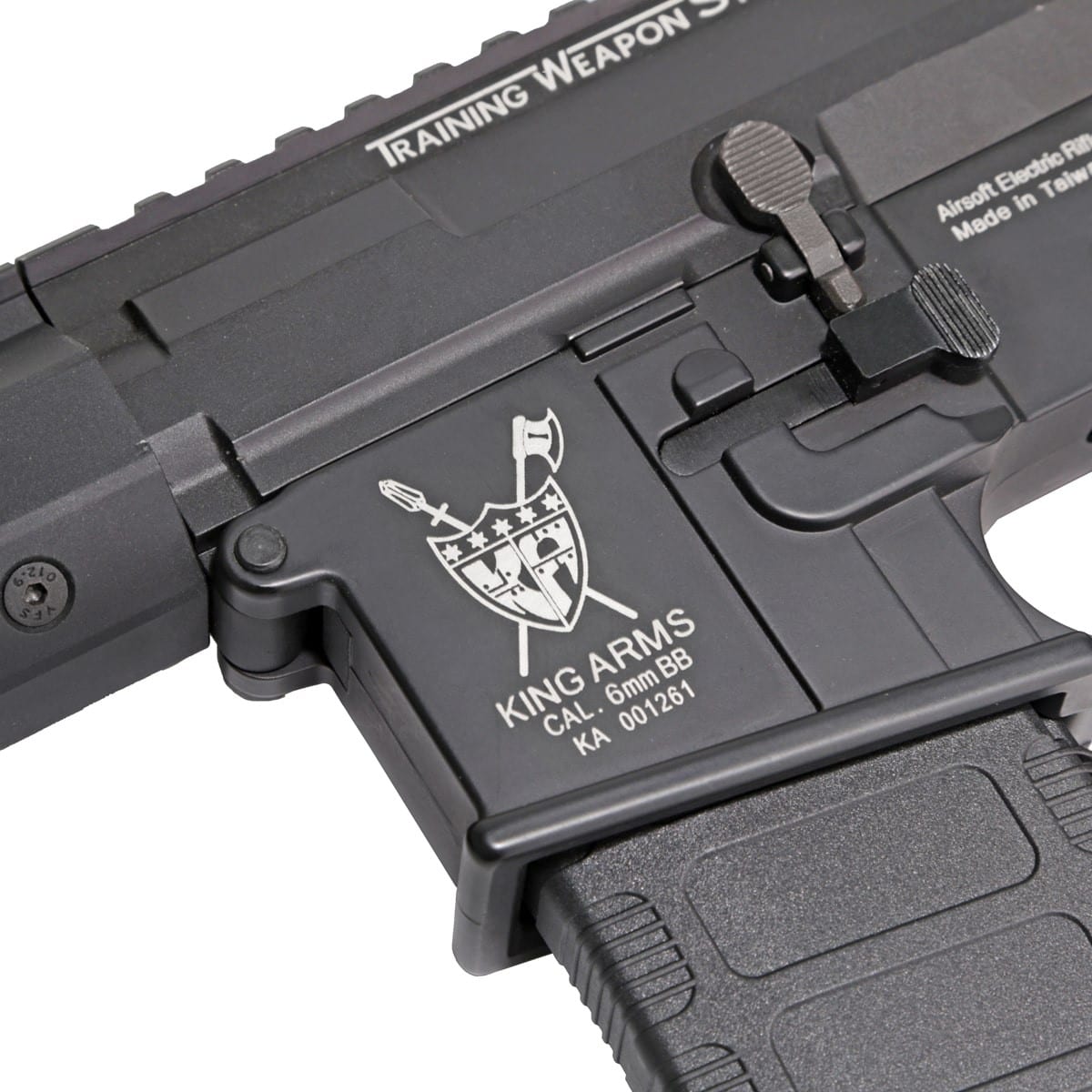 King Arms M4 TWS KeyMod Dinosaur - Black