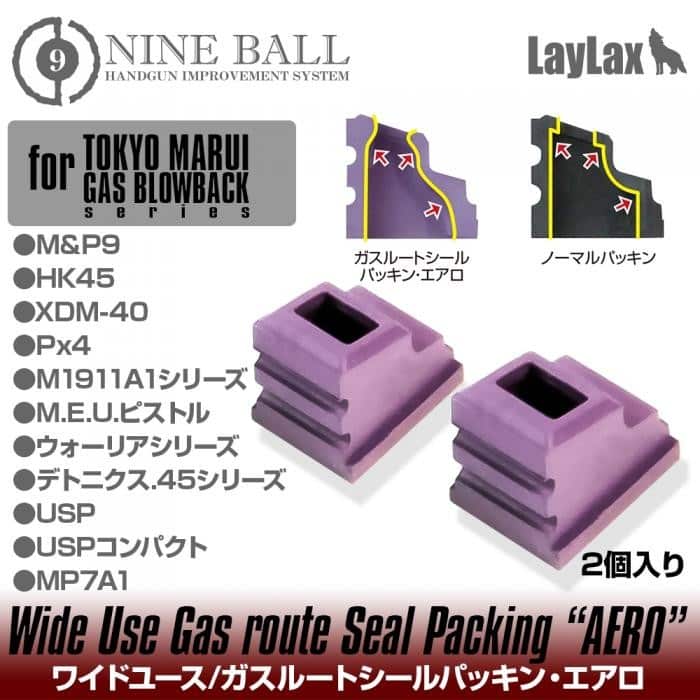 Nine Ball TM MP7,USP,XDM high flow  gas routers