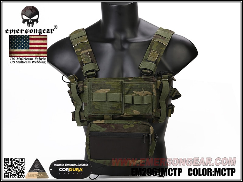 Emerson gear Micro Fight Chassis MK3 Chest Rig - MultiCam Tropic