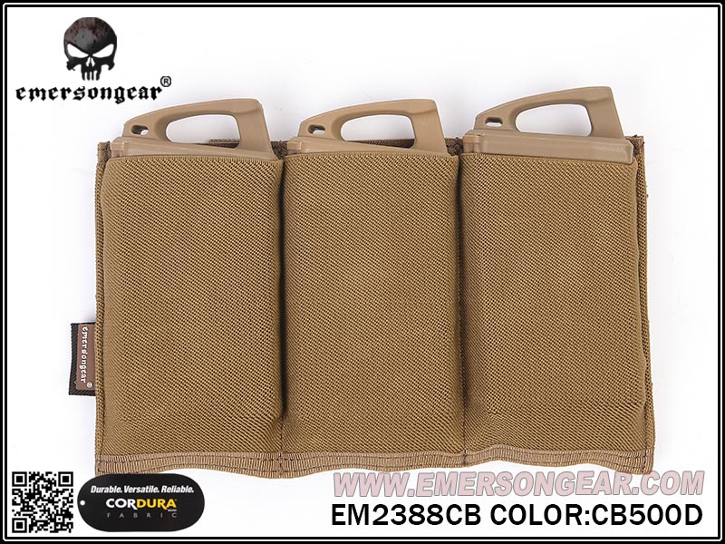 Emerson Gear Triple Elastic M4 Pouch - Coyote