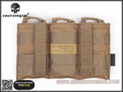 Emerson Gear Triple Elastic M4 Pouch - Coyote