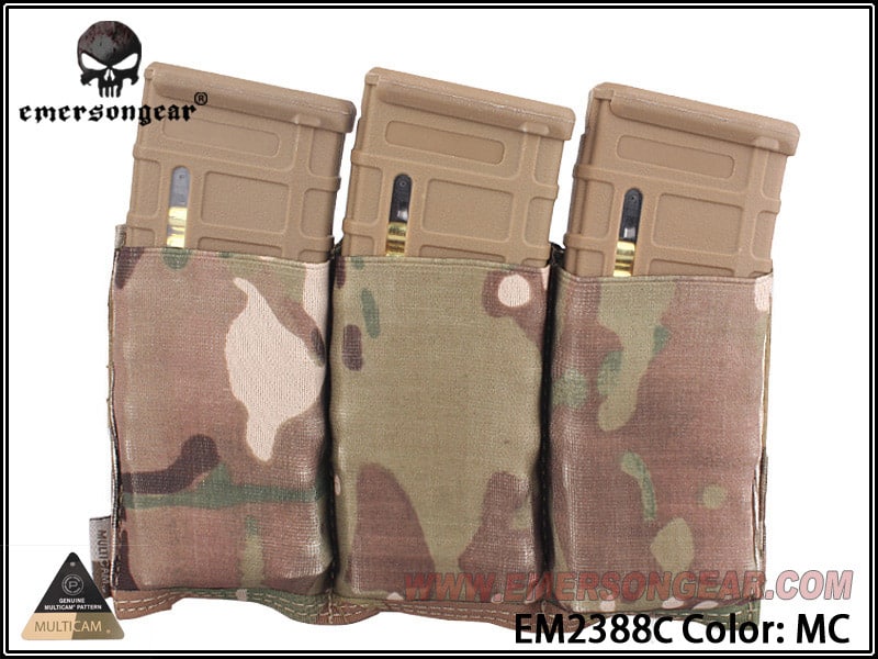 Emerson Gear Triple Elastic M4 Pouch - Multicam