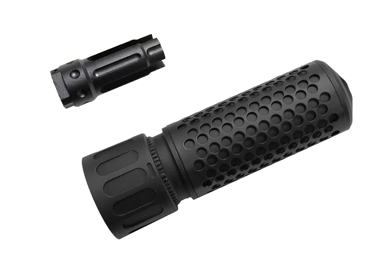 Oper8 KAC Style  CQB silencer inc flash hider - Black