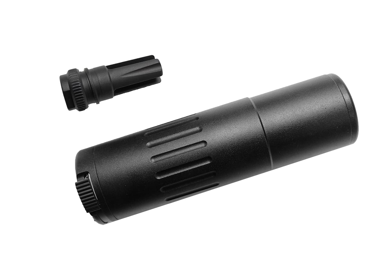 Oper8 AAC style 5 inch silencer with flash hider