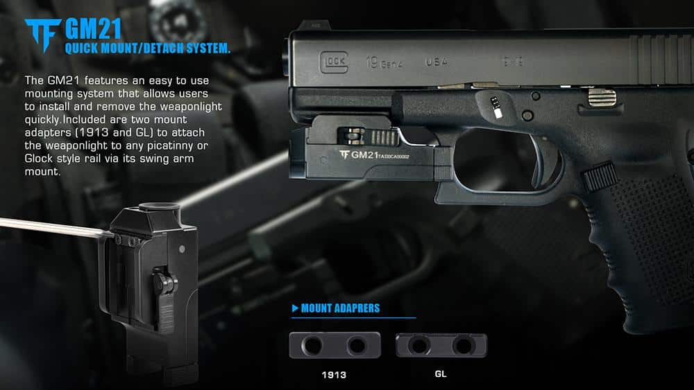 Trust Fire Rechargeable GM21 Pistol Light