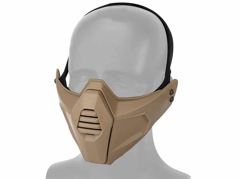 WoSport Multi-fit Split Mask overhead and helmet-mounted - Tan